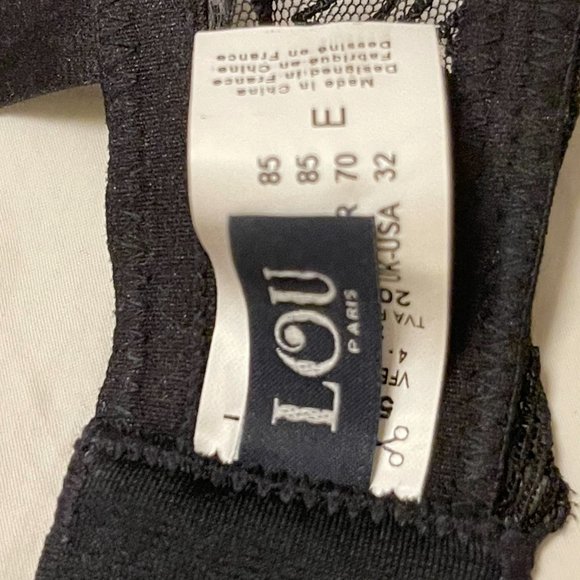 Black Lou Paris bra - 32 E - never worn - Picture 5 of 5
